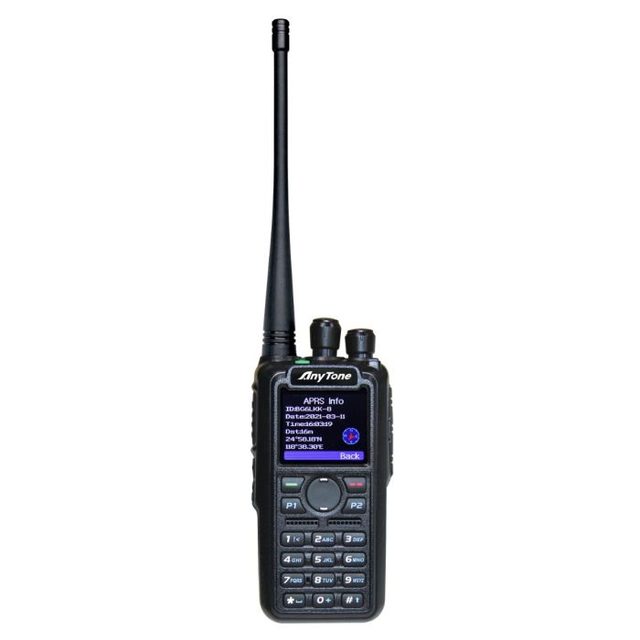 AnyTone AT-D878UVII Plus Dual-Band DMR Handheld Transceiver