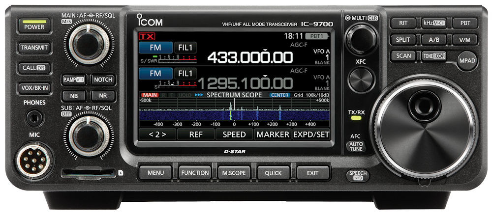 Icom IC-9700 VHF/UHF All-Mode Transceiver