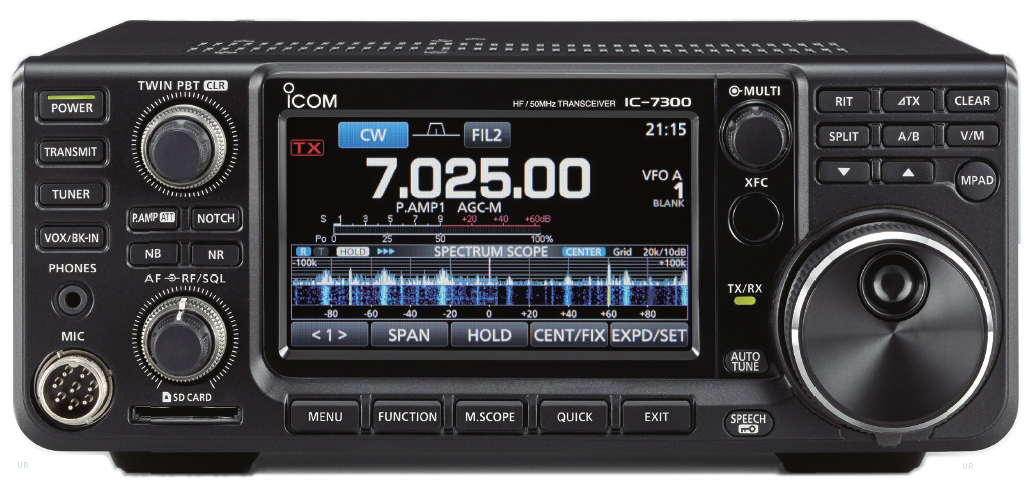 Icom IC-7300 HF/50MHz Direct Sampling SDR Transceiver