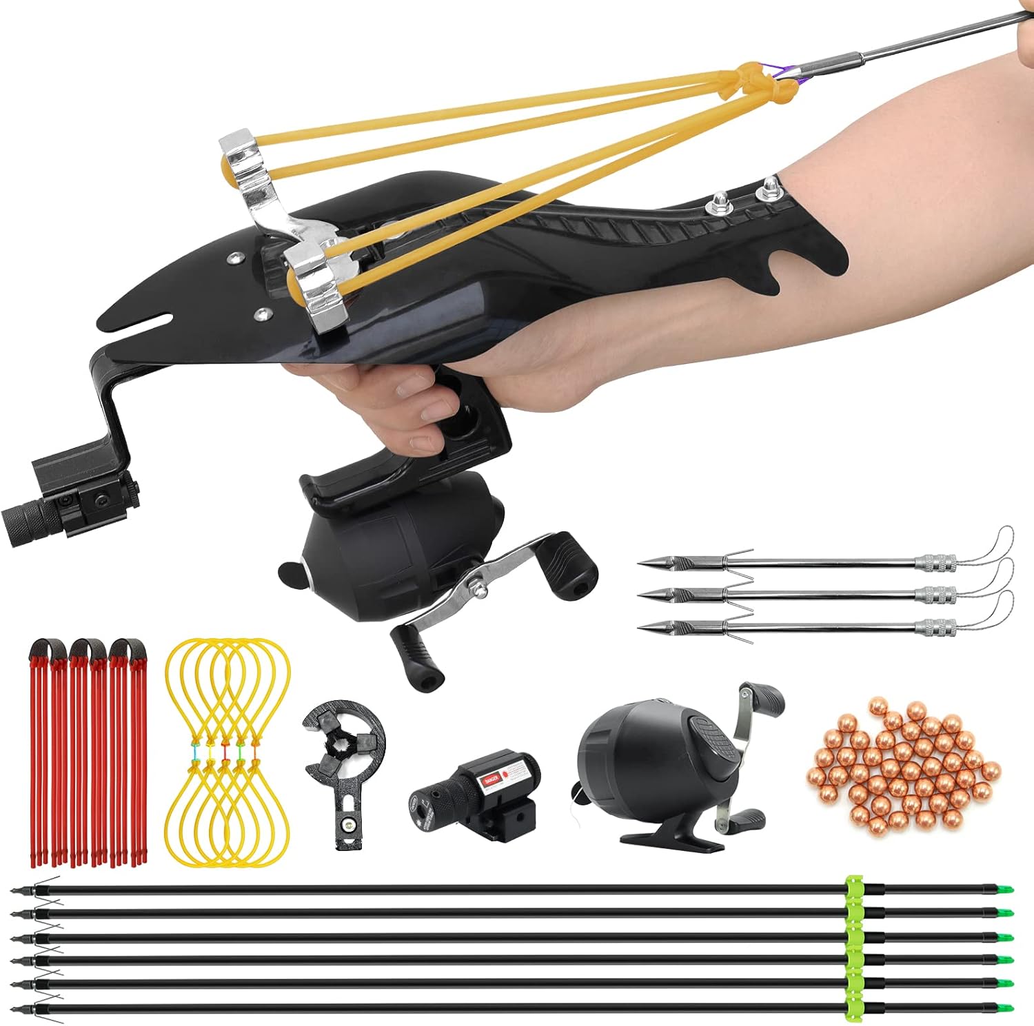 oubert Slingshot Antenna Launcher Kit with Fishing Reel and Bands