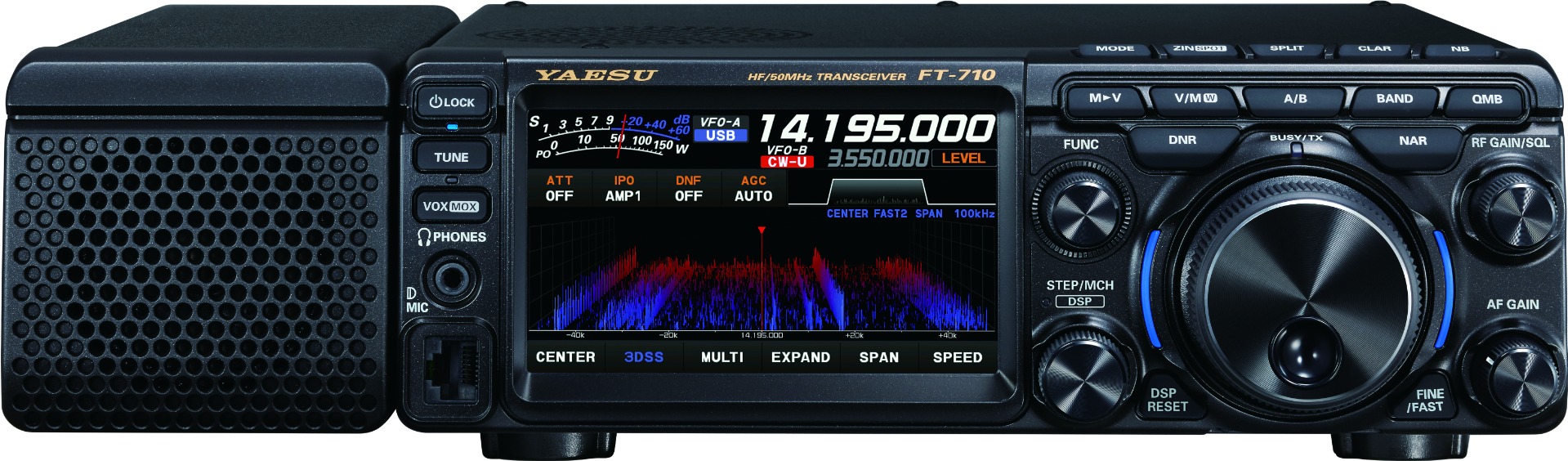 Yaesu FT-710 AESS 100W HF/50MHz Compact SDR Transceiver